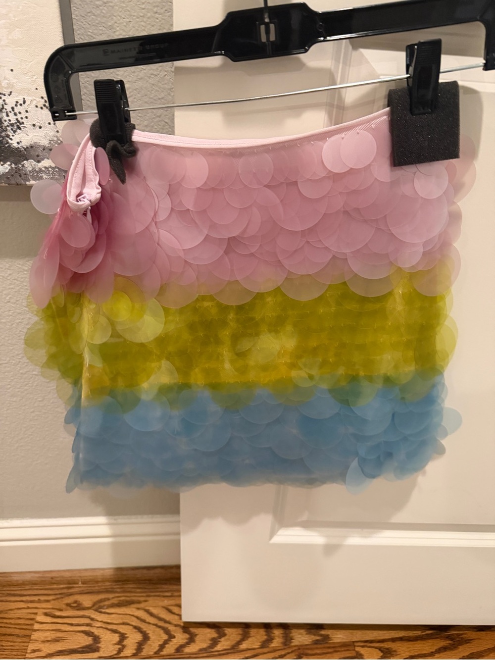 Cynthia Rowley Sequined Colorblock Mini Skirt - Picture 8 of 10